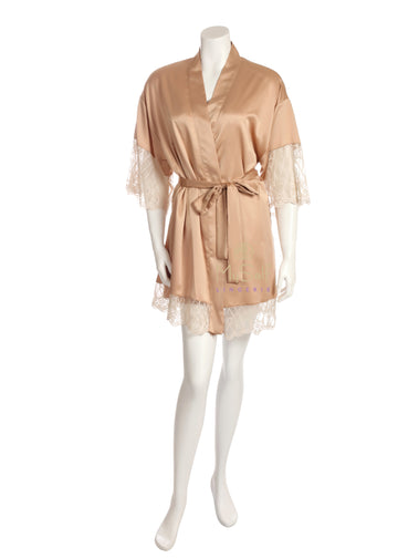 Flora Nikrooz 8103 Gabby Metallic Lace Kimono MYSELFLINGERIE.COM